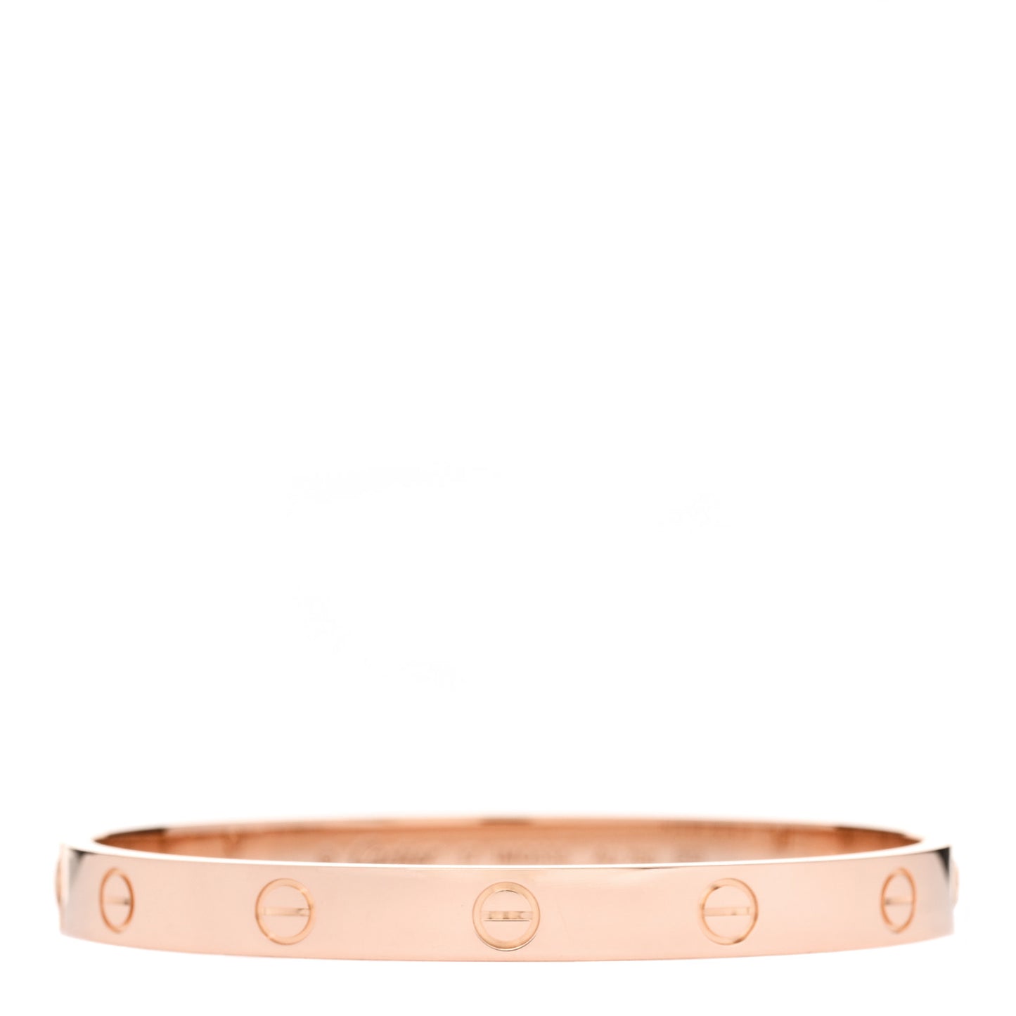 18K Pink Gold LOVE Bracelet 17