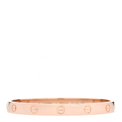 Cartier 18K Pink Gold LOVE Bracelet 17 1 of 6