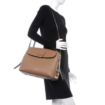 Burberry Derby Calfskin House Check Medium Camberley Dark Sand 2 of 7