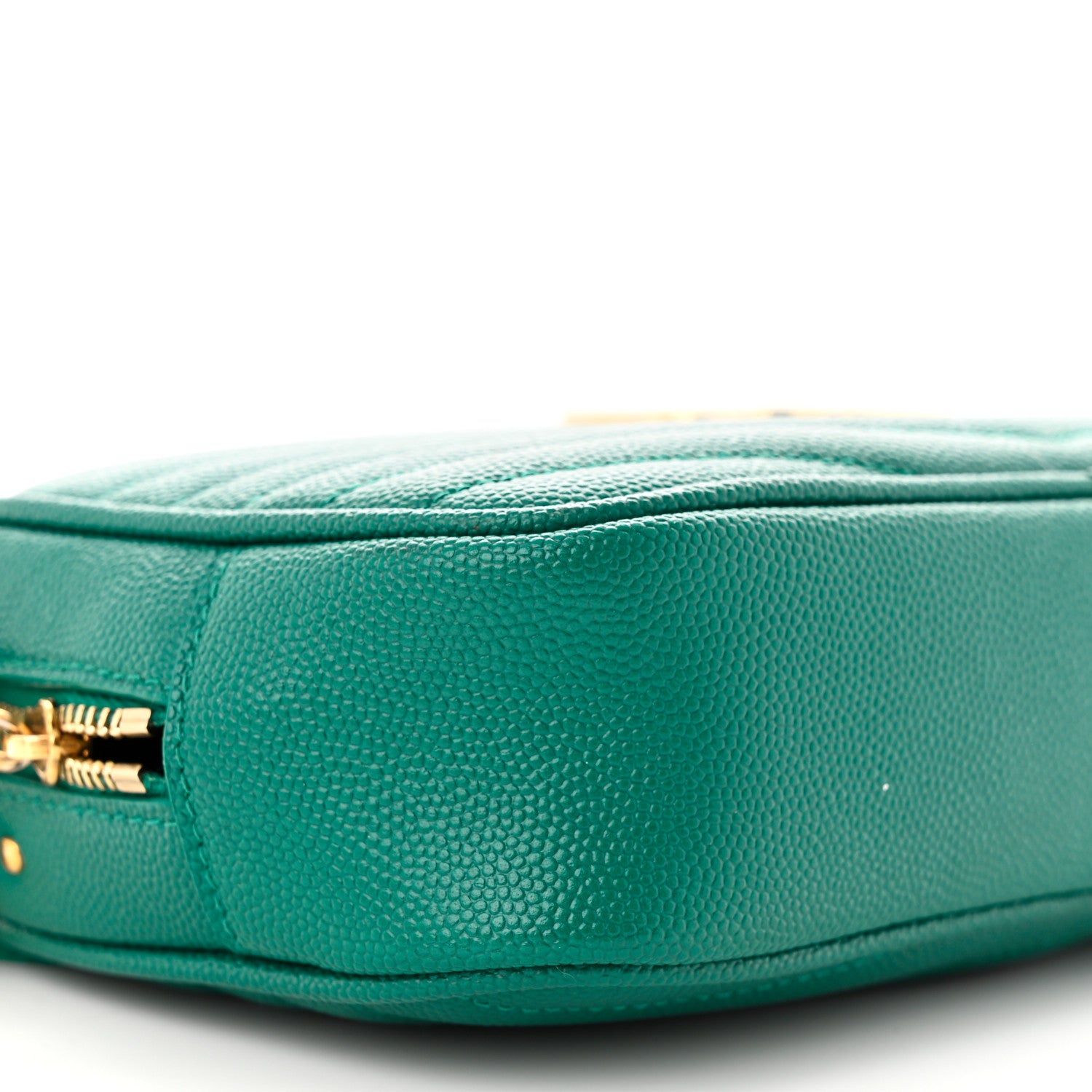 Saint Laurent Grain De Poudre Matelasse Monogram Mini Lou Camera Bag Brilliant Grass 9 of 14