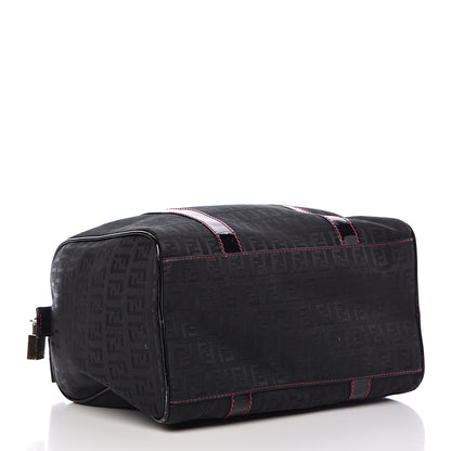 Fendi Zucchino Forever Boston Black Pink 4 of 11