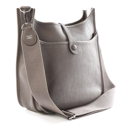 Hermes Taurillon Clemence Evelyne III PM Etain 2 of 8