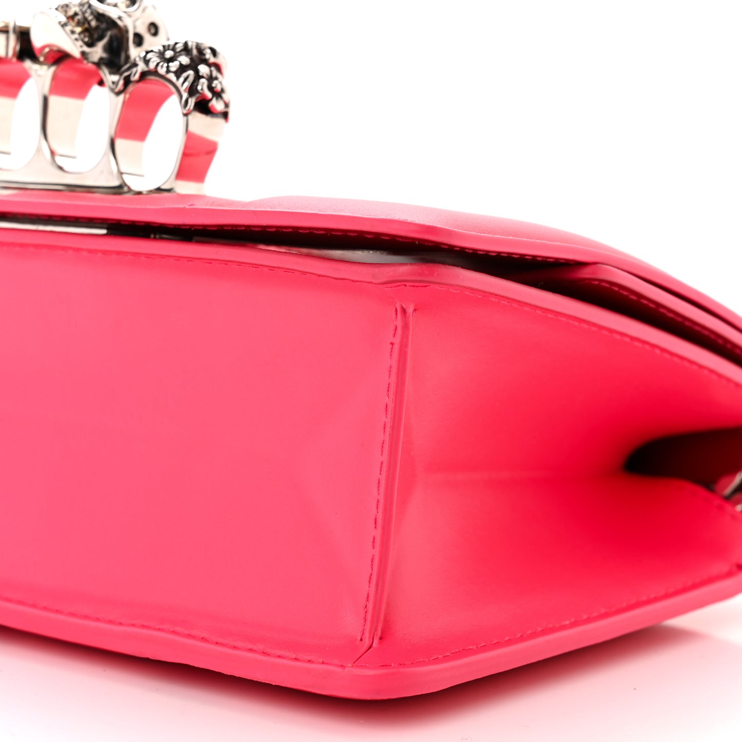Calfskin Small Slash Bag Fuscia Lipstick