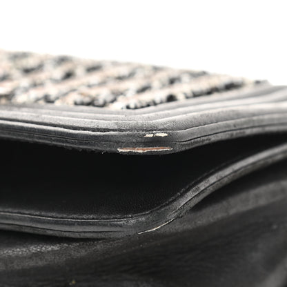 Chanel Lambskin Glass Pearl Embroidered Small Boy Flap Black 13 of 15