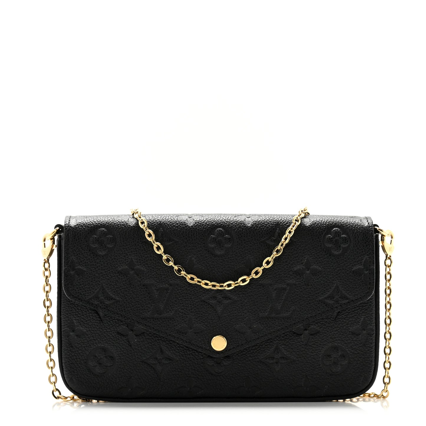 Empreinte Pochette Felicie Chain Wallet Black