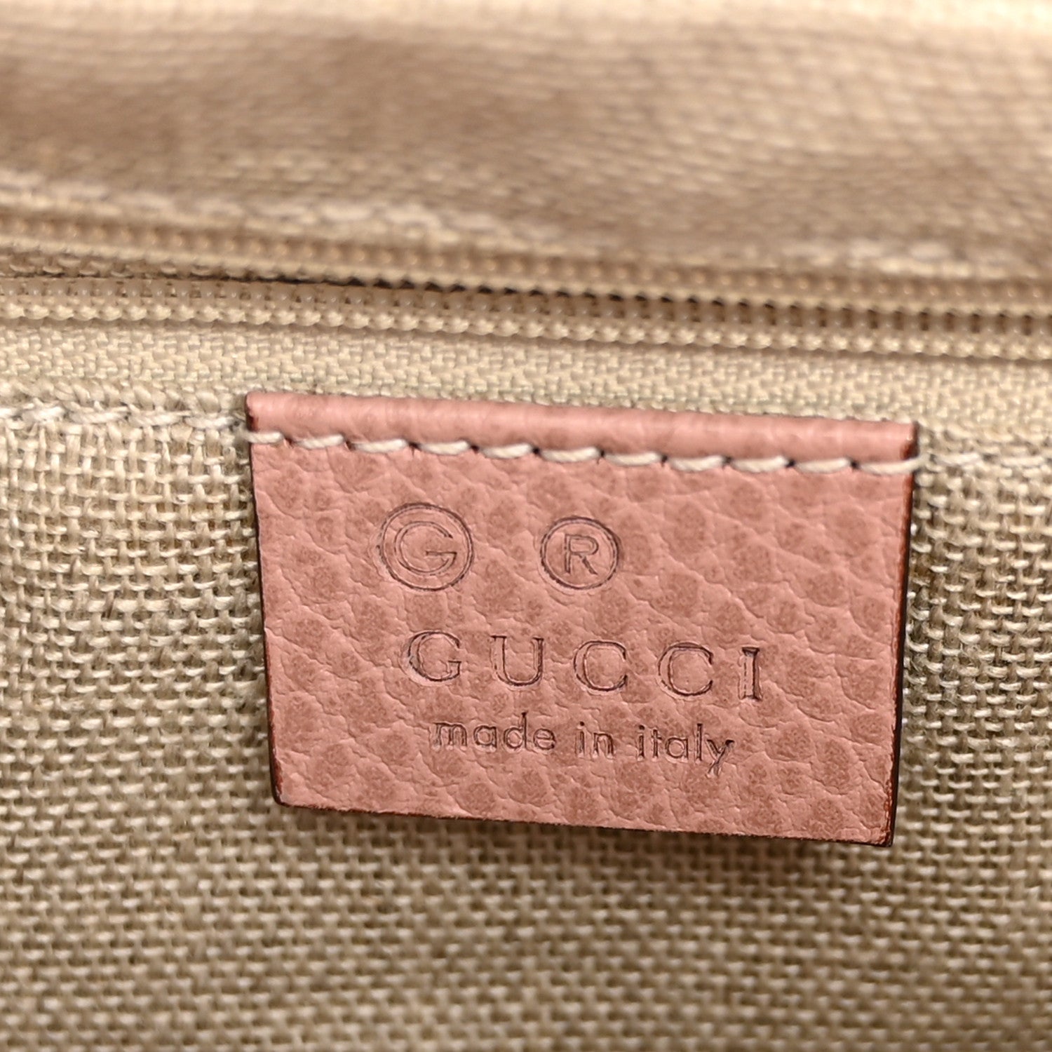 Gucci Dollar Calfskin Interlocking G Top Handle Shoulder Bag Soft Pink 6 of 11