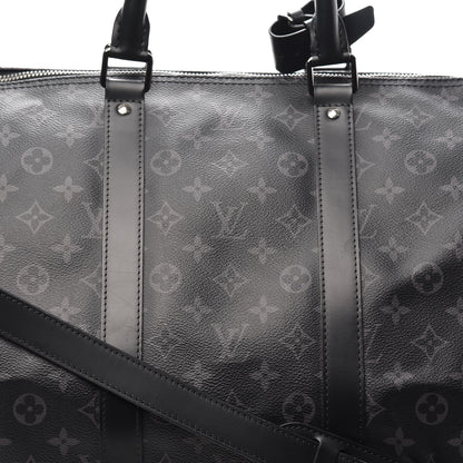 Louis Vuitton Monogram Eclipse Keepall Bandouliere 55 5 of 8