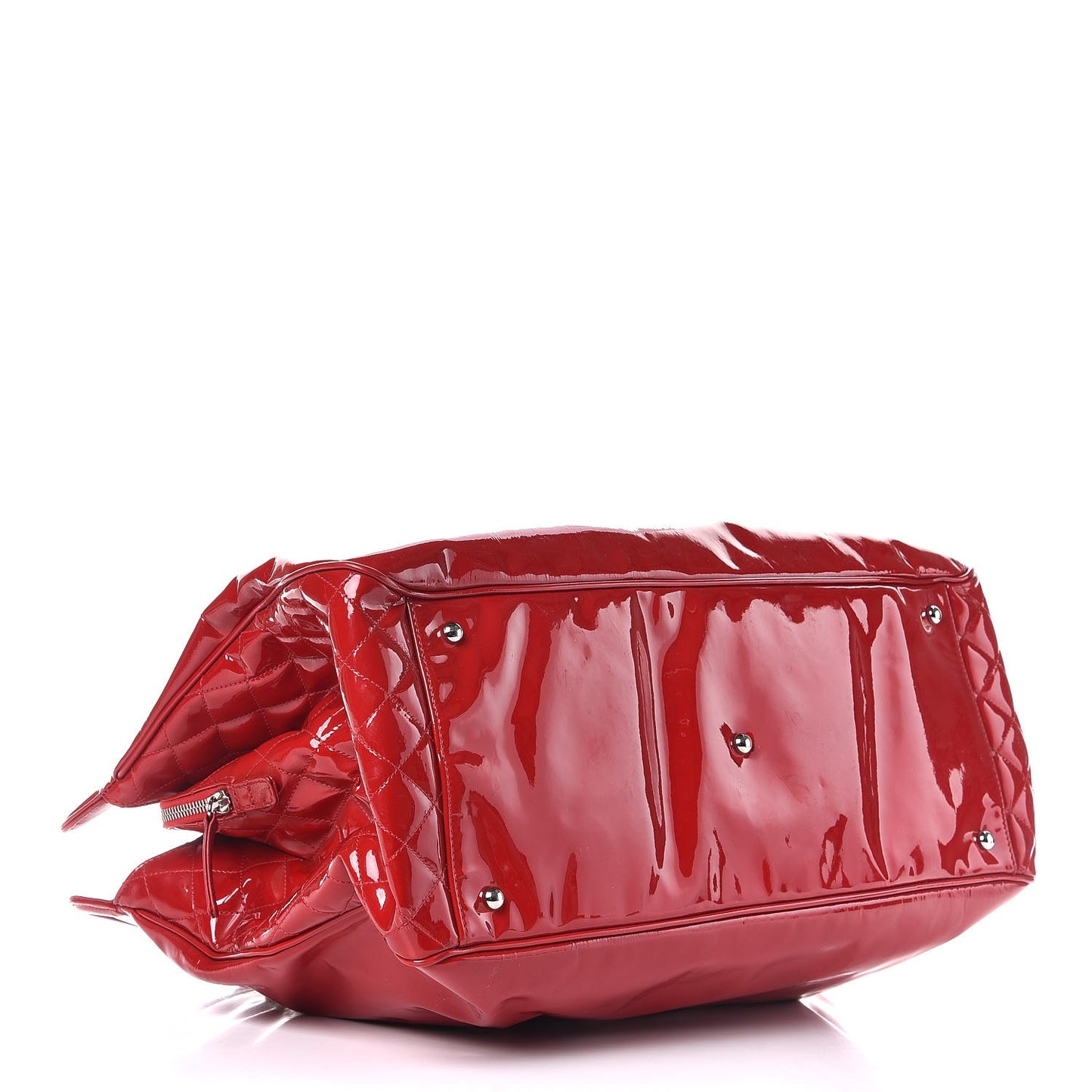 Vinyl XL Lipstick Tote Red
