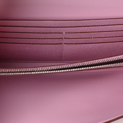 Hermes Epsom Constance Wallet To Go Mauve Sylvestre 5 of 6