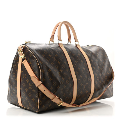 Louis Vuitton Monogram Keepall Bandouliere 55 3 of 9