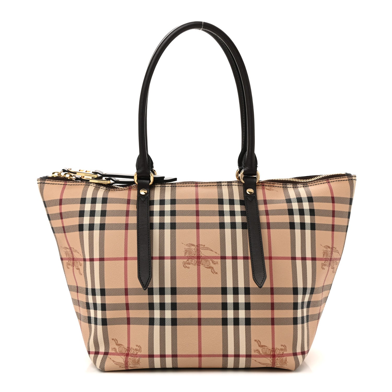 Burberry Haymarket Check Small Salisbury Tote Chocolate 1 of 14