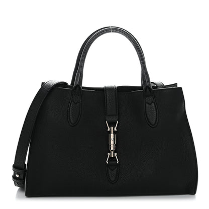 Gucci Soft Calfskin Small Jackie Top Handle Bag Black 1 of 10