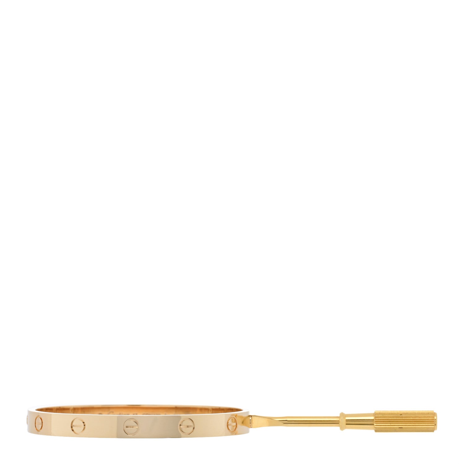 Cartier 18K Yellow Gold LOVE Bracelet 17 4 of 8