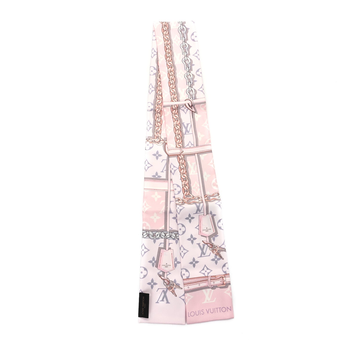 Silk Monogram Confidential Bandeau Light Pink