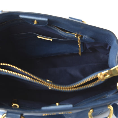 Miu Miu Vitello Shine Top Handle Satchel Laguna 5 of 9