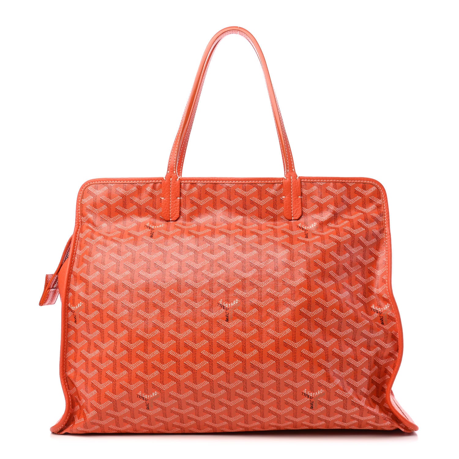 Goyard Goyardine Sac Hardy Pet Carrier PM Orange 2 of 9