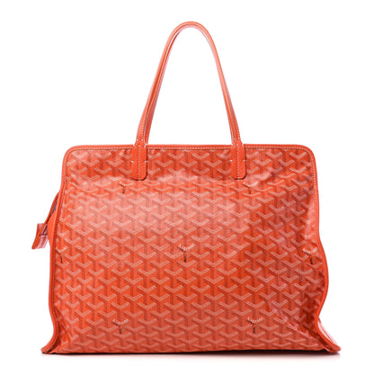 Goyard Goyardine Sac Hardy Pet Carrier PM Orange 2 of 9