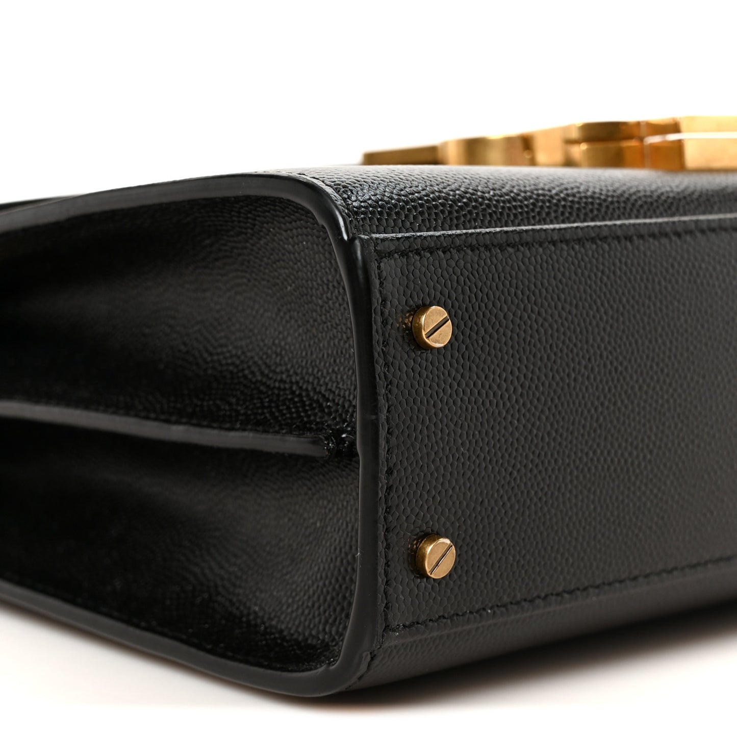 Grain de Poudre Mini Classic Monogram Cassandra Top Handle Black