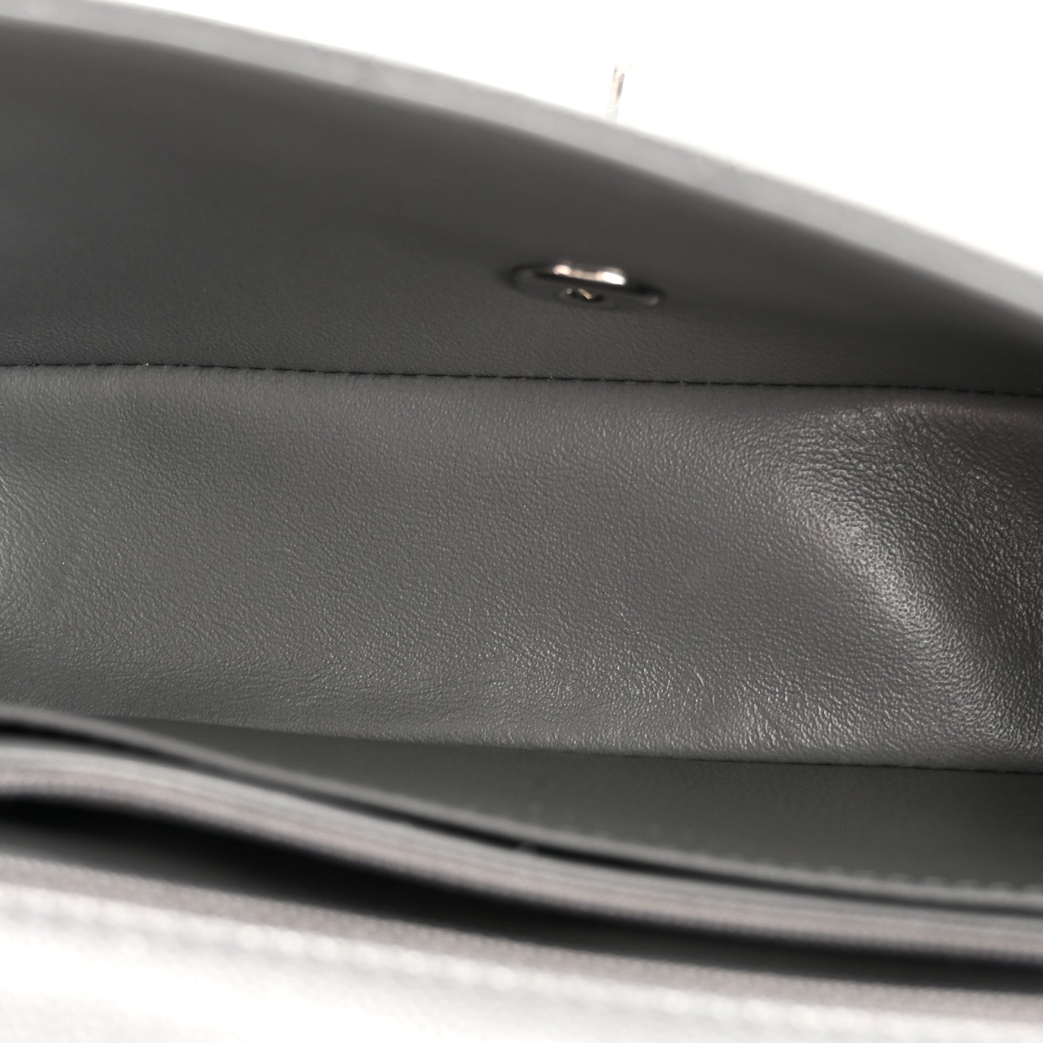 Chanel Caviar Quilted Mini Rectangular Flap Grey 5 of 12