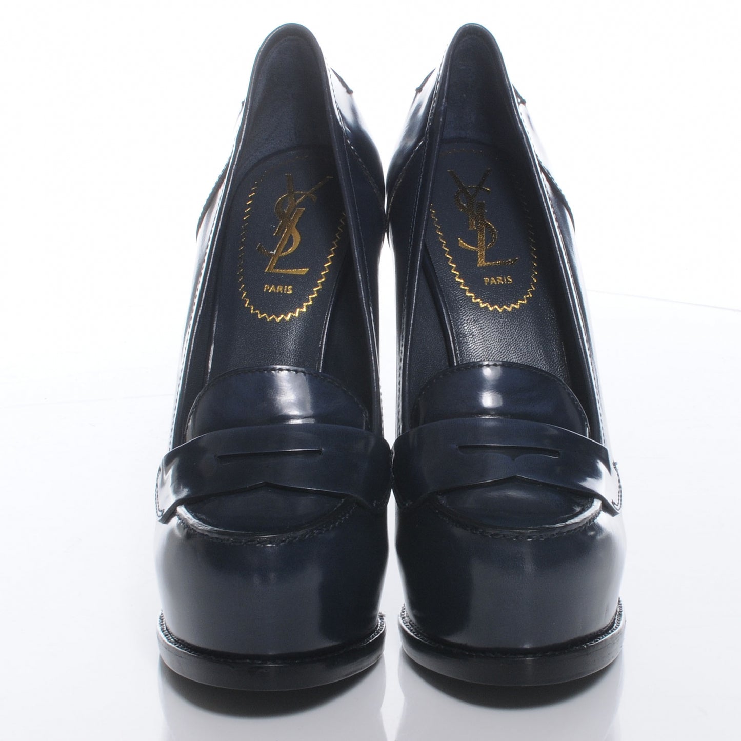 Loafer-Style Tribtoo 140 Pumps 36.5 Dark Blue