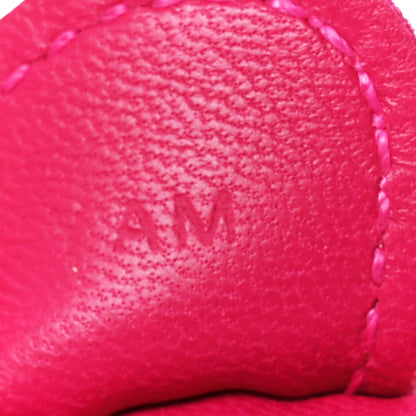 Hermes Milo Lambskin Grigri Rodeo Horse Bag Charm PM Rose Mexico 3 of 5