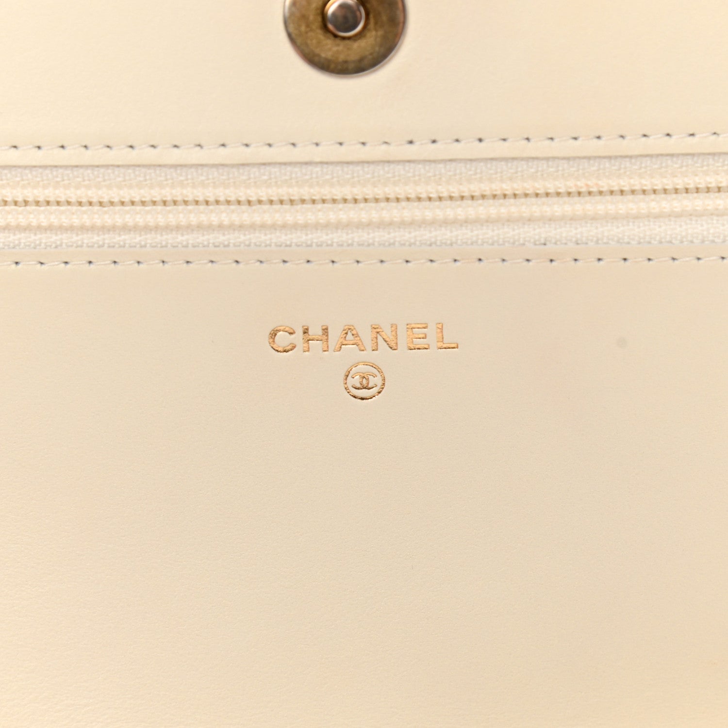 Chanel Caviar Quilted Boy Wallet On Chain WOC White 6 of 16