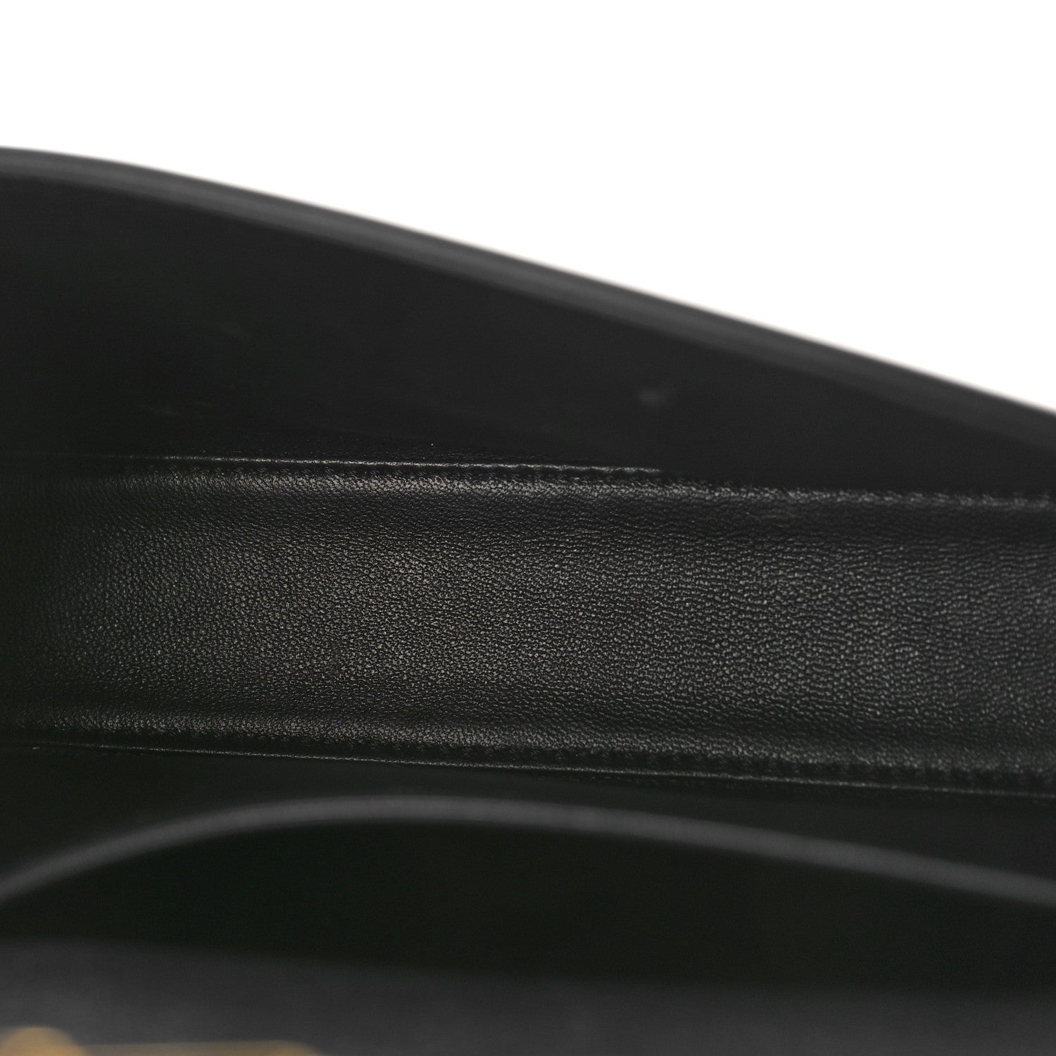 Celine Shiny Calfskin Triomphe Shoulder Bag Black 4 of 7