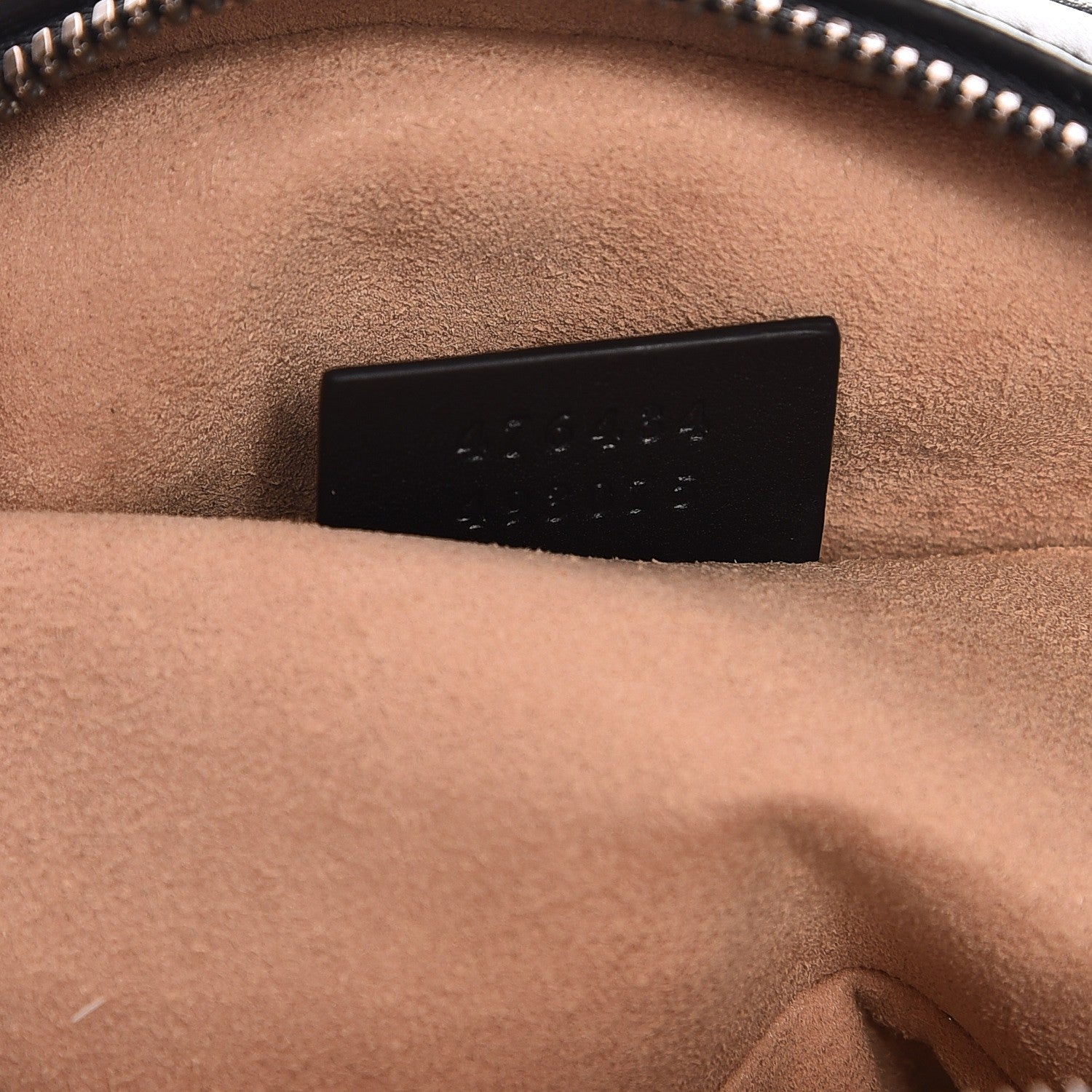 Gucci Calfskin Matelasse GG Marmont Belt Bag 75 30 Black 7 of 9