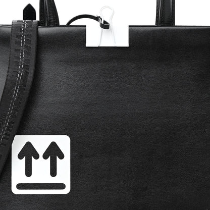 Off-White Calfskin Box Bag Tote Black 7 of 14