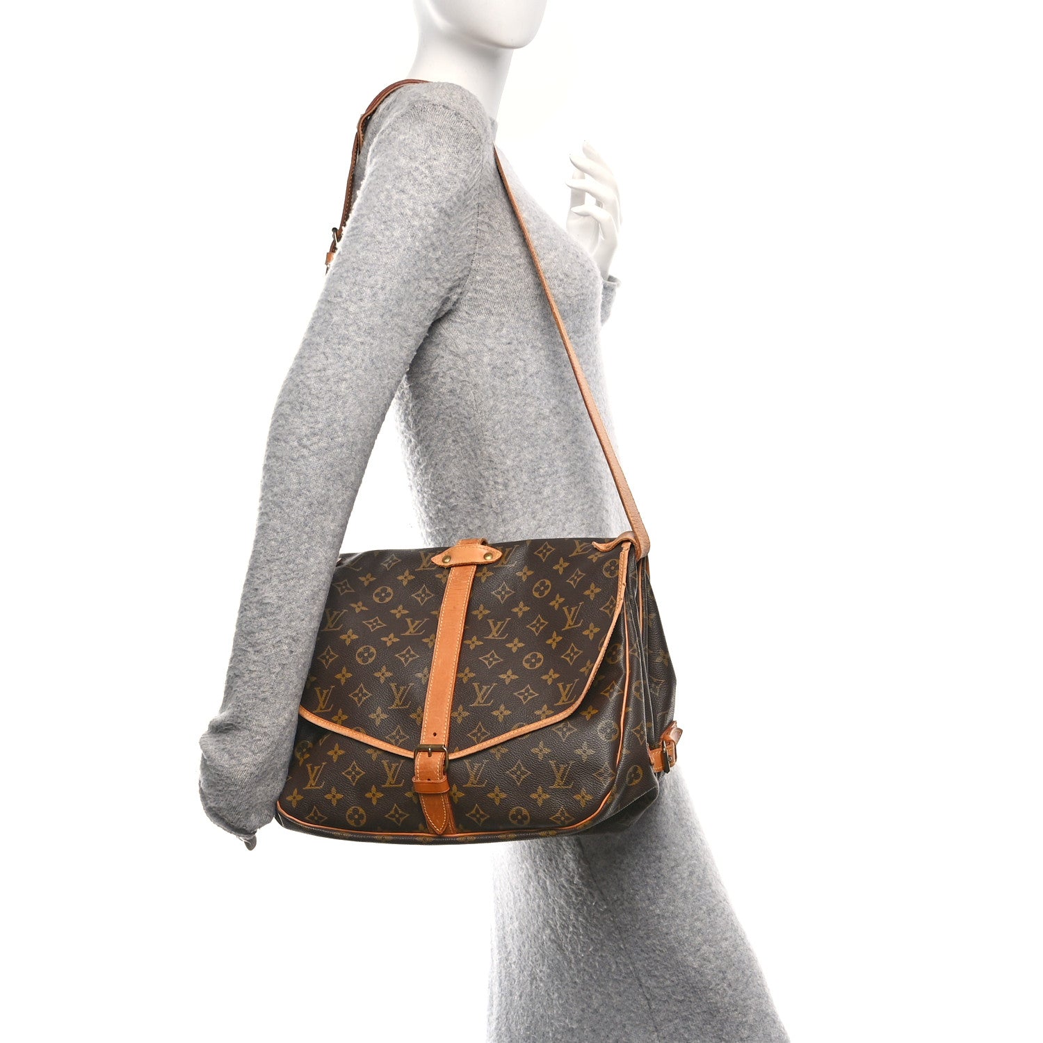 Louis Vuitton Monogram Saumur 35 2 of 9