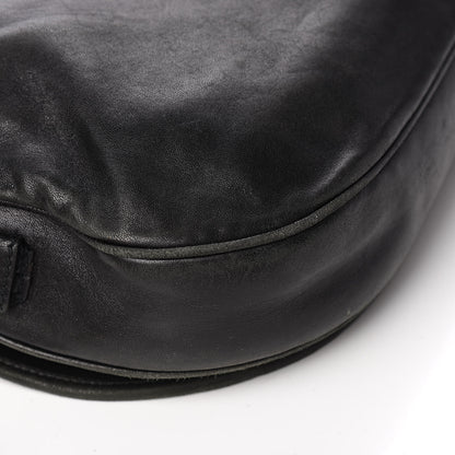 Saint Laurent Lambskin Horn Messenger Bag Black 11 of 17