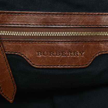 Burberry House Check Small Canterbury Tote Dark Tan 6 of 14
