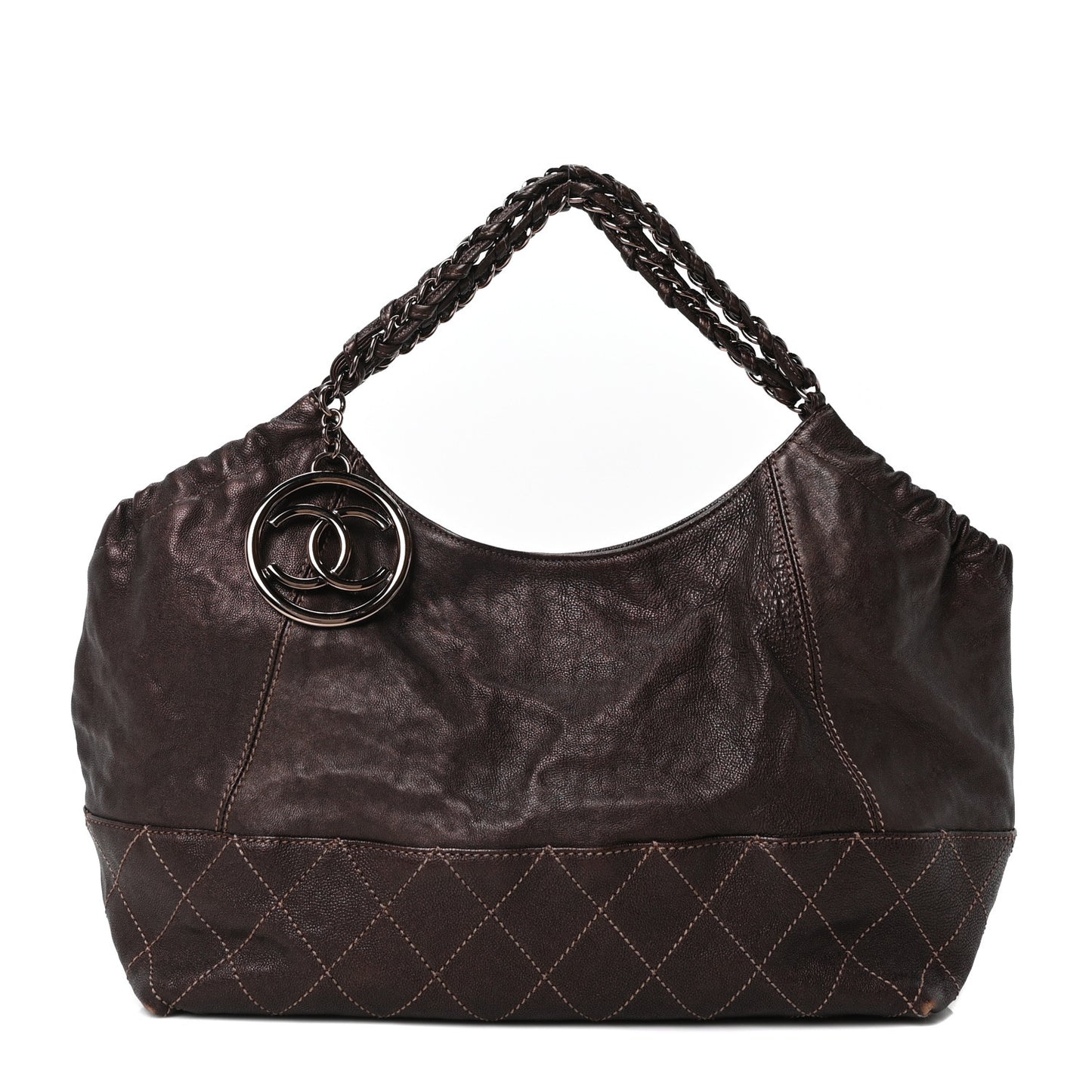 Metallic Calfskin Baby Coco Cabas Bronze