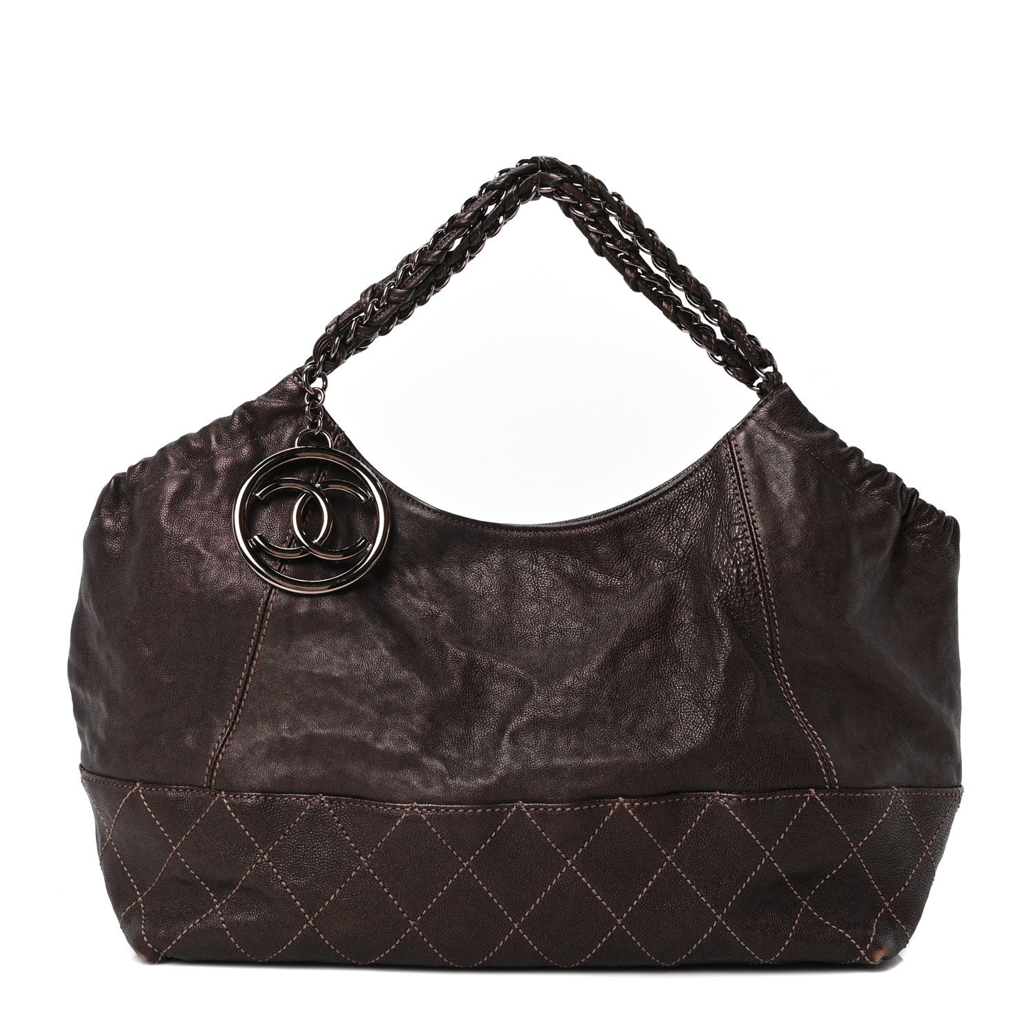 Chanel Metallic Calfskin Baby Coco Cabas Bronze 1 of 10