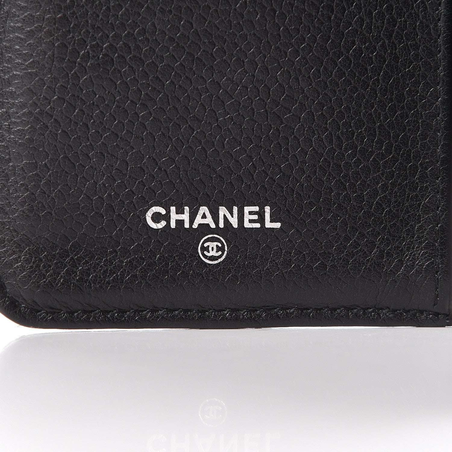 Chanel Caviar Quilted Yen Wallet Black 6 of 11