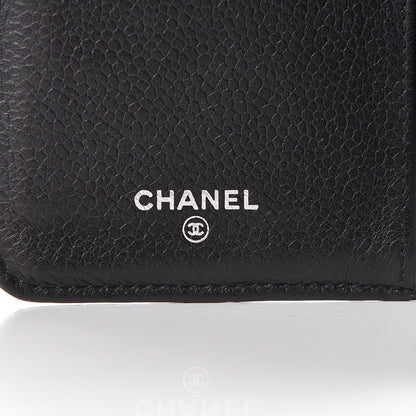 Chanel Caviar Quilted Yen Wallet Black 6 of 11