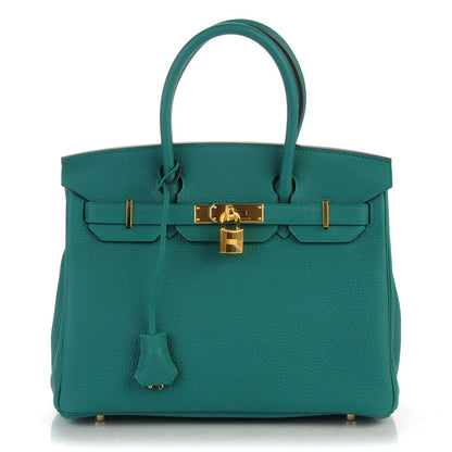 Hermes Togo Birkin 30 Malachite 1 of 28