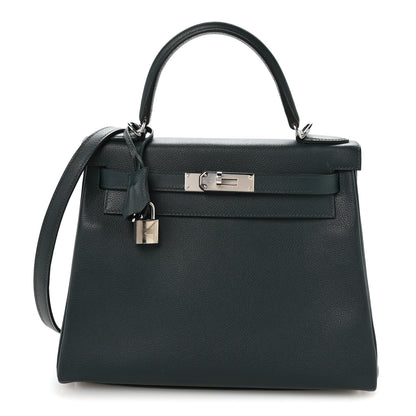 Hermes Evercolor Kelly Retourne 28 Vert Cypress 1 of 10