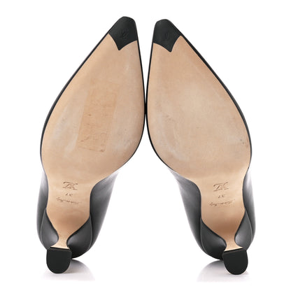 Louis Vuitton Calfskin Pumps 37 Black 5 of 8