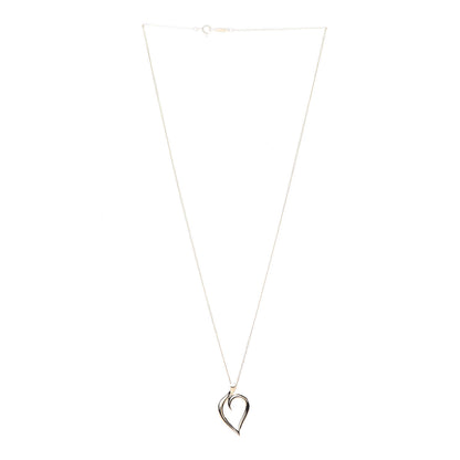 Tiffany 18K Yellow Gold Open Leaf Pendant Necklace 3 of 7