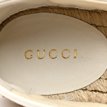 Gucci Nappa Matelasse GG Marmont Espadrilles 38.5 Great White 7 of 13
