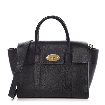 Mulberry Classic Grain Small New Bayswater Black 1 of 6
