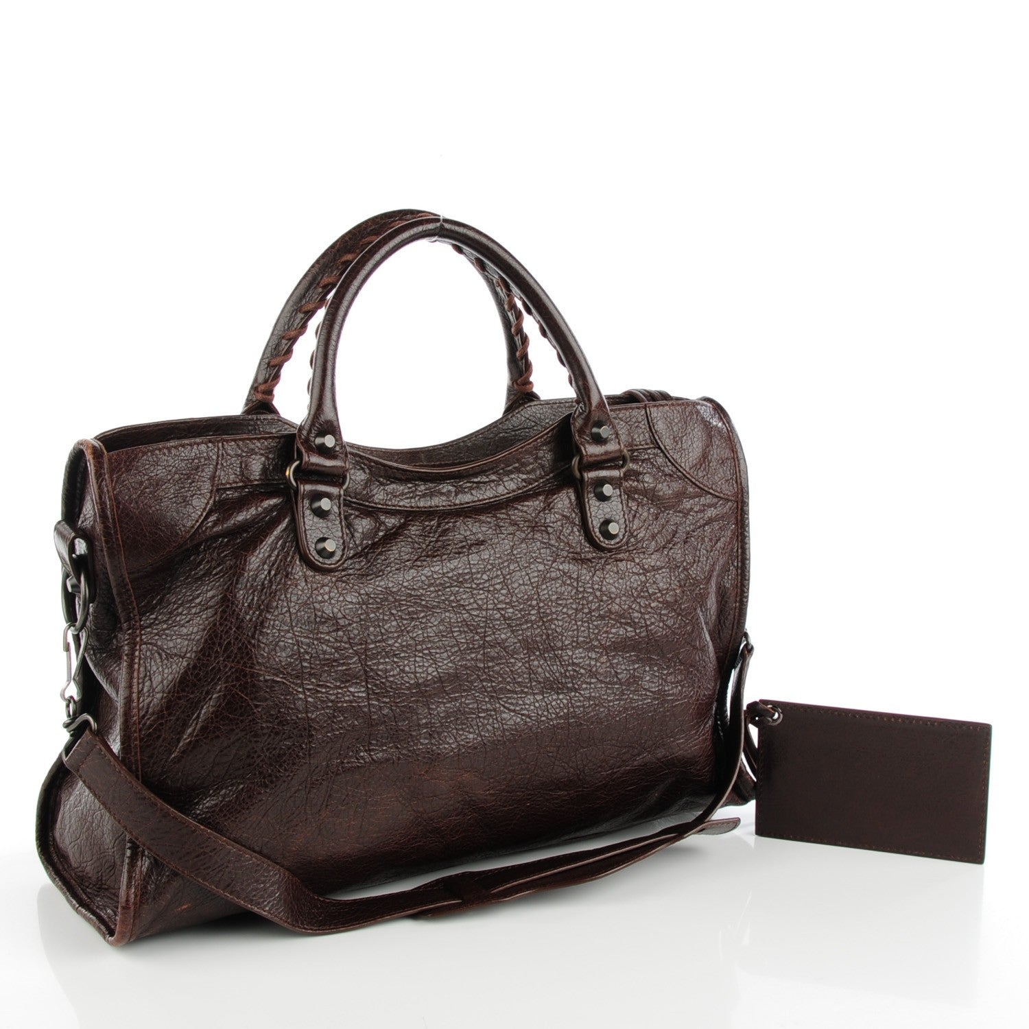Balenciaga Agneau Classic Hardware City Cigare Fonce 3 of 8