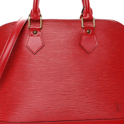 Louis Vuitton Epi Alma PM Castillan Red 7 of 18