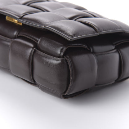Bottega Veneta Lambskin Maxi Intreccio Padded Chain Cassette Crossbody Bag Black 7 of 9