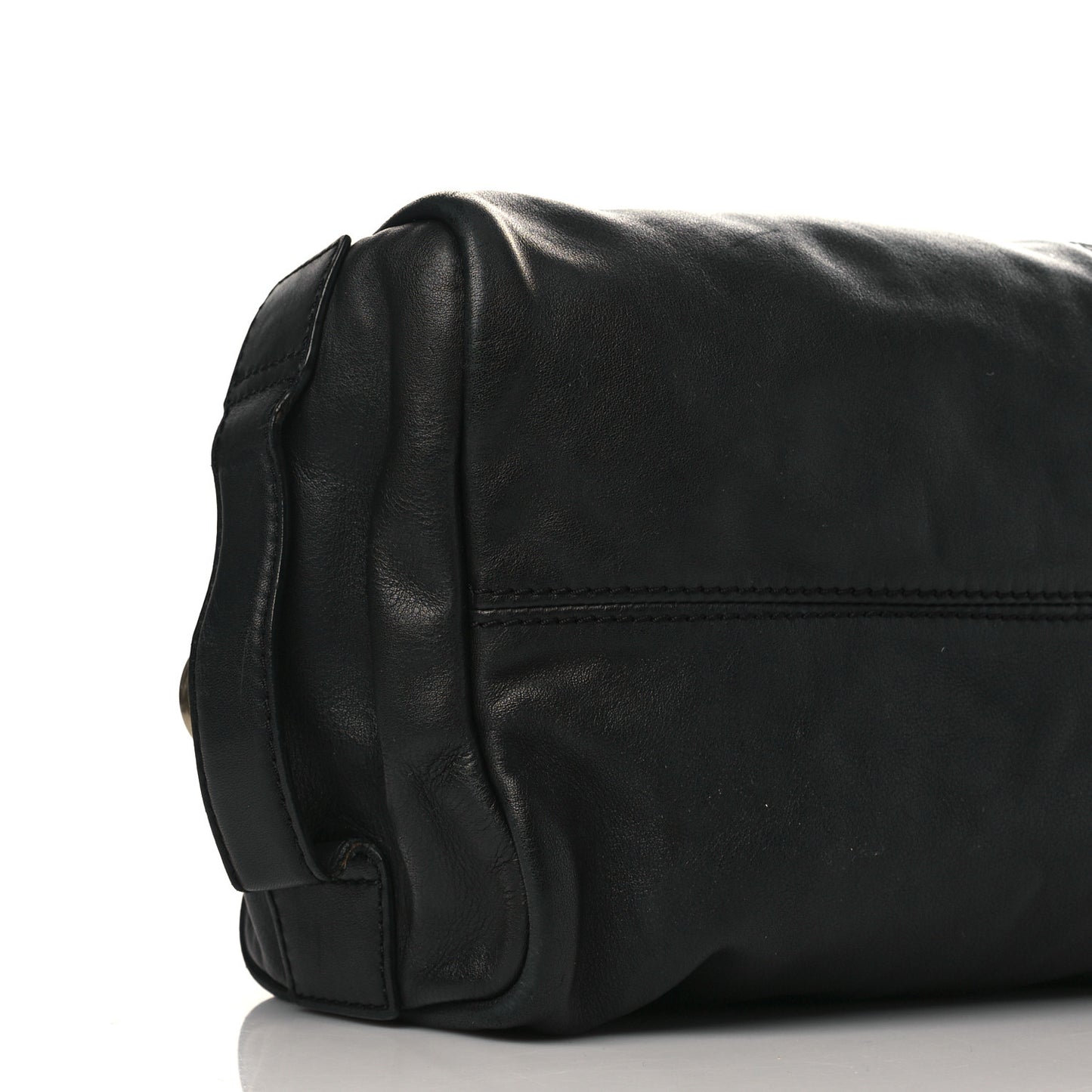 Sugar Goatskin Duffle Bag Black