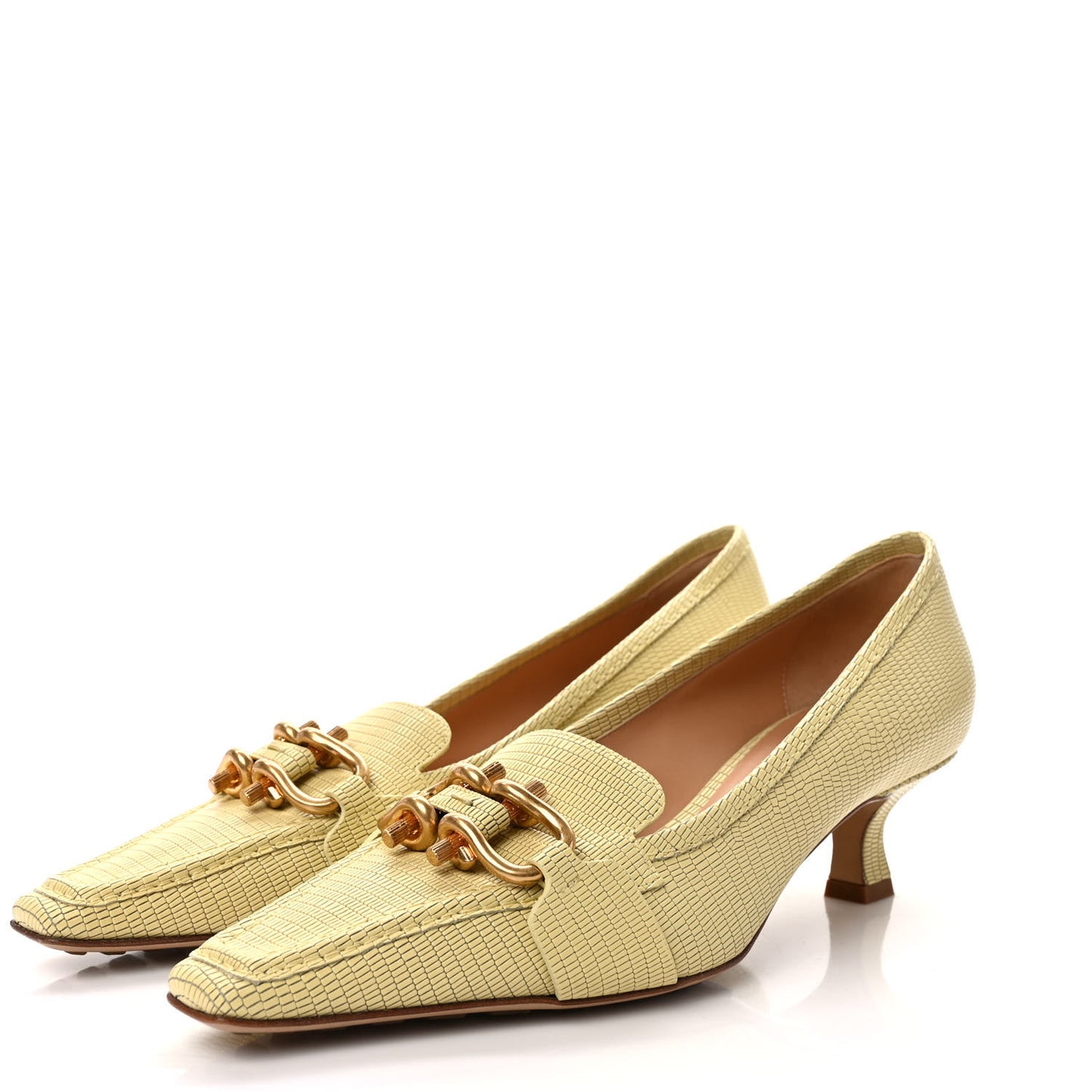 Embossed Madame Pumps 40.5 Vanilla