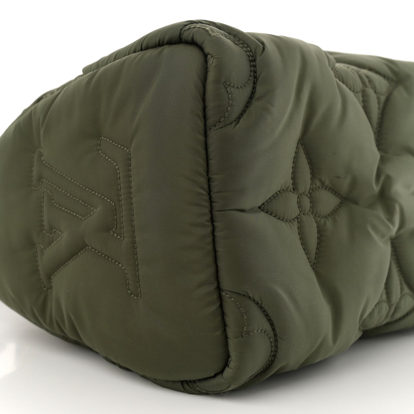 Econyl Mini Monogram Pillow Speedy Bandouliere 25 Khaki