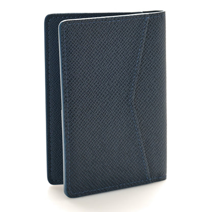 Louis Vuitton Taiga Pocket Organizer NM Bleu Marine 3 of 7