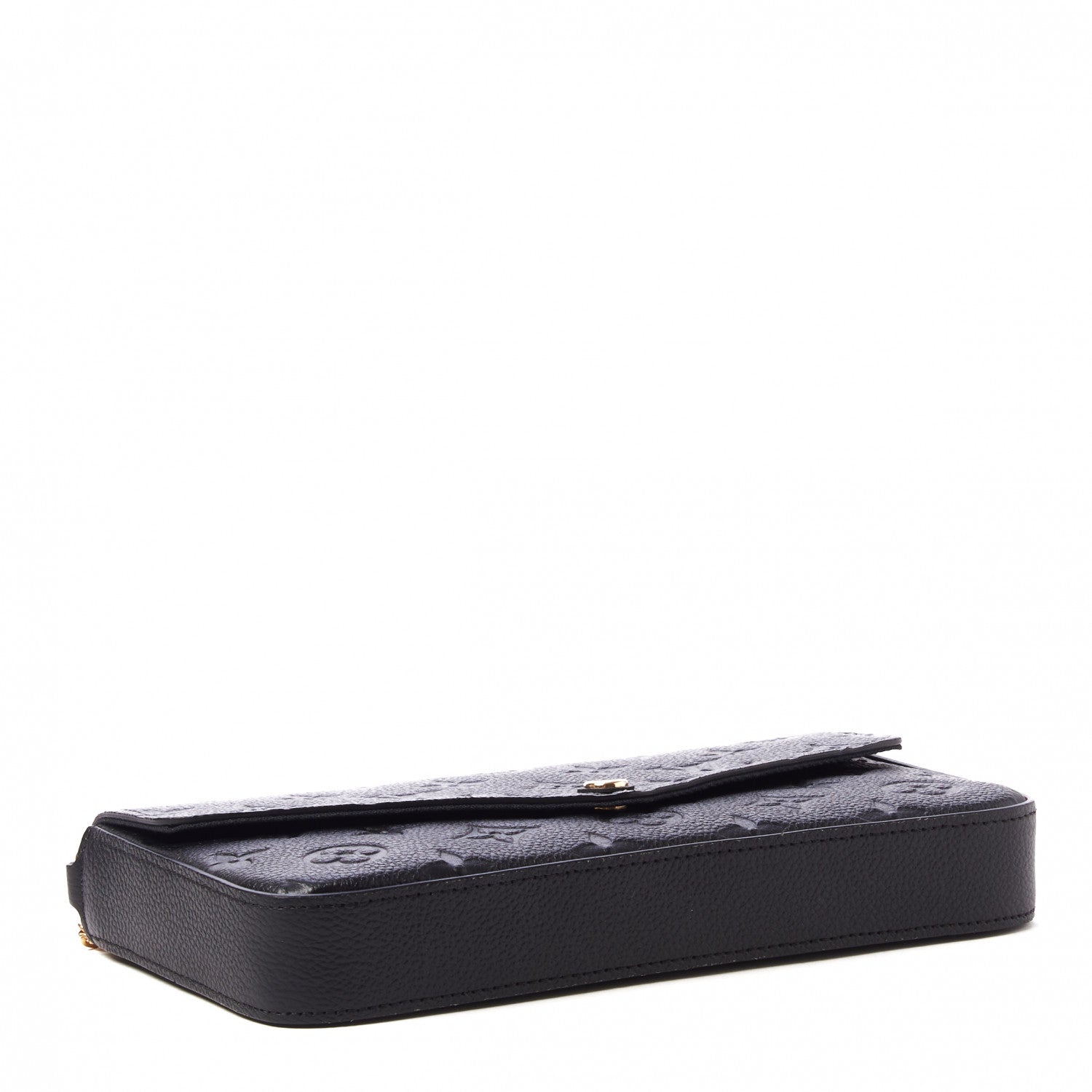Louis Vuitton Empreinte Pochette Felicie Chain Wallet Black 5 of 9